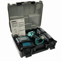 ☆極美品 充電回数1回☆makita マキタ 18V 充電式インパクトドライバ TD173DGXTB ターコイズブルー バッテリ2個(6.0Ah) 充電器136078 - 2