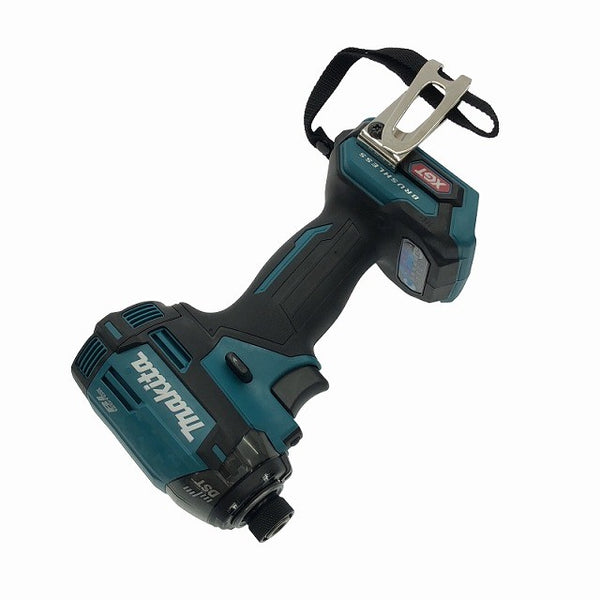 ☆極美品☆makita マキタ 40Vmax 充電式インパクトドライバー TD002G 青/ブルー 本体＋ケース付 コードレス バッテリー式 - 6