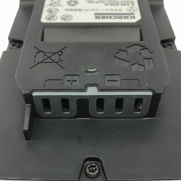 ☆極美品☆KARCHER ケルヒャー 18V 純正リチウムイオンバッテリー 6.445-036.0 1個 6.447-036.0 1個 充電器付 蓄電池137266 - 8