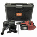 ☆中古品☆MAX マックス 25.2V 充電式ブラシレスハンマドリル PJ-R266-B2C/40A バッテリ2個(4.0Ah)充電器 ケース付 穴あけ加工128915 - 3