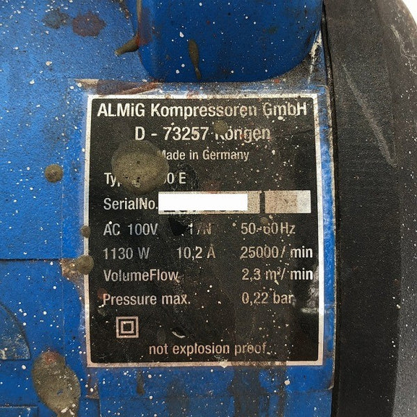 ☆中古品☆ABAC アバック 100V 温風低圧塗装機 SG91 ホース＋スプレーガン付 低圧温風塗装機 HVLP塗装機 電動工具 吹付塗装134499 - 8