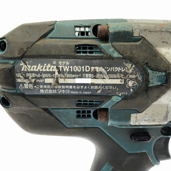 ☆中古品☆makita マキタ 18V 充電式インパクトレンチ TW1001DZ 本体のみ 電動工具 コードレス バッテリー式 自動車整備125829 - 7