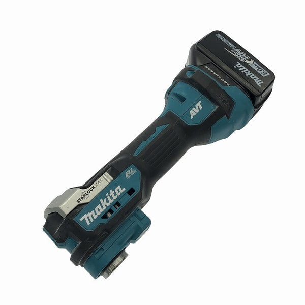 ☆美品☆makita マキタ 18V 充電式マルチツール TM52DRG バッテリ1個(18V 6.0Ah) 充電器 ケース付 コードレス カットソー - 6