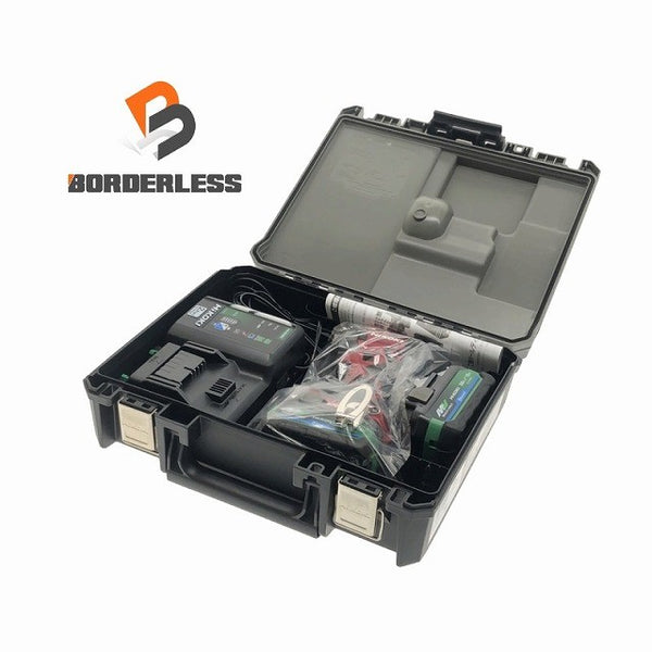 ☆未使用☆HiKOKI ハイコーキ 36V コードレスインパクトドライバー WH36DD(2XHRSZ) 赤 バッテリ2個(36V2.5Ah) 充電器 ケース付118959 - 1