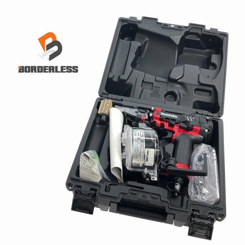 ☆未使用品☆ makita マキタ 50mm 高圧エア釘打機 AN534H 赤/レッド エアー釘打ち機 ロール釘打機 ロール釘打ち機123931