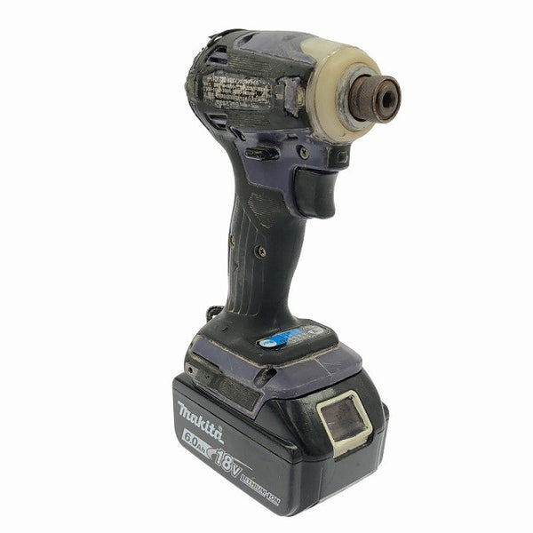 ☆中古品☆makita マキタ 18V 充電式インパクトドライバ TD172D バッテリー2個(18V 6.0Ah) 充電器付き 電動工具 締め付け 116099 - 3