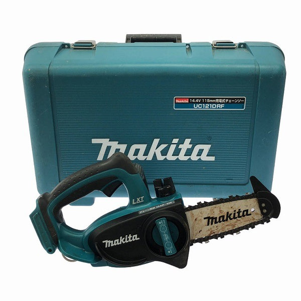 ☆中古品☆makita マキタ 14.4V 115mm 充電式チェーンソー UC121D 本体+ケース 電動工具 切断機 木工 枝切り127694 - 3