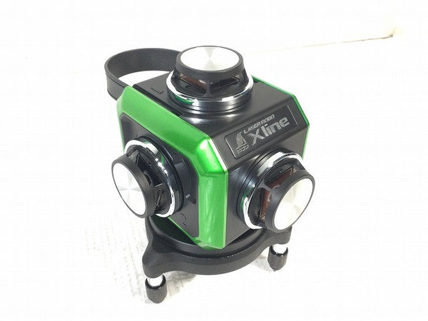 ☆極美品☆SHINWA シンワ レーザーロボ XLine グリーン 71618 受光器 三脚 ケース付 グリーンレーザー墨出し器 光学測定器122004 - 4