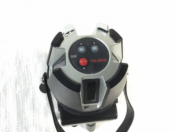 ☆中古品☆TAJIMA タジマ ブルーグリーンレーザー墨出し器 ZEROBL-KJC 受光器(RCV-G) バッテリ1個 ケース付116628 - 9