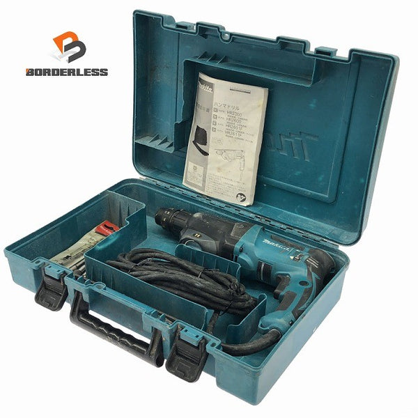 ☆中古品☆makita マキタ 100V 26mm ハンマドリル HR2600 ケース付 SDSプラス コード式 ハンマードリル 穴あけ 穿孔 電動工具135031 - 1