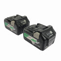 ☆中古品2点セット☆HiKOKI ハイコーキ 36V 2.5Ah 純正 マルチボルトバッテリー BSL36A18 リチウムイオンバッテリー 蓄電池 - 3
