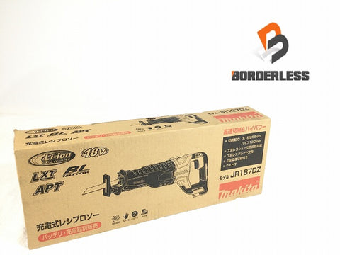☆未使用品☆ makita マキタ 18V 充電式レシプロソー JR187DZ 本体+パーツ 青/ブルー セーバーソー/セーバソー/電動のこぎり - 0