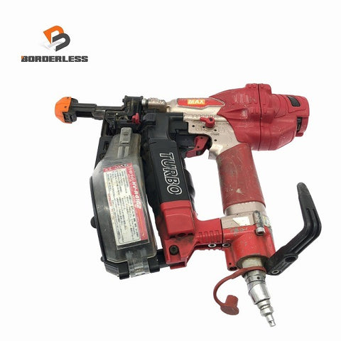 ☆中古品☆MAX マックス 41mm 高圧 ターボドライバー HV-R41G2 エアビス打機 エアビス打ち機 ねじ打機 ねじ打ち機118877