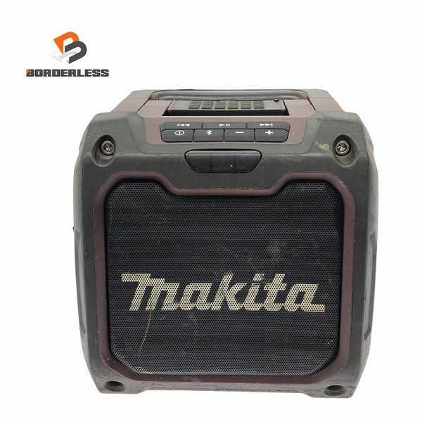 ☆中古品☆ makita マキタ 10.8V/14.4V/18V 充電式スピーカ MR200 限定色 赤/レッド 本体のみ  Bluetooth135852 - 1