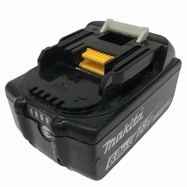 ☆比較的綺麗☆makita マキタ 18V 6.0Ah 純正 リチウムイオンバッテリー BL1860B 残量表示付 急速充電対応 蓄電池 充電池 雪マーク128297 - 4