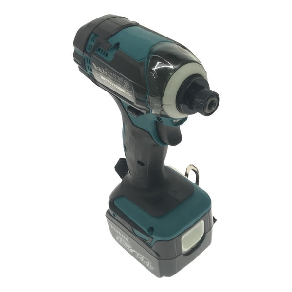 ☆未使用品☆ makita マキタ 14.4V 充電式インパクトドライバー TD138DRFX 青/ブルー バッテリー2個(3.0Ah)充電器+ケース113909 - 5