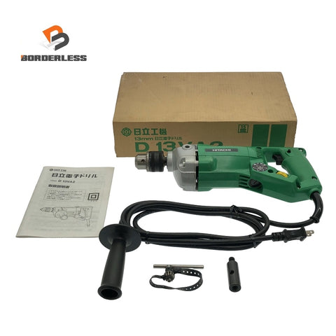 ☆美品☆HITACHI 日立工機 100V 13mm 電子ドリル D13VA2 コード式 電気ドリル 電動ドリル 穴あけ DIY/日曜大工118397