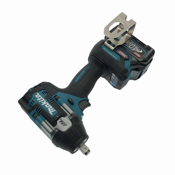 ☆美品☆makita マキタ 40Vmax 充電式インパクトレンチ TW007G バッテリ1個(2.5Ah) ケース付 コードレス バッテリー式 - 6