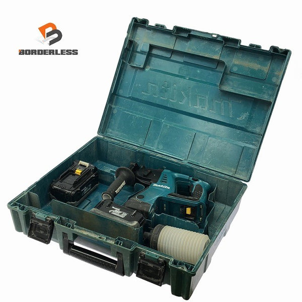 ☆中古品☆makita マキタ 36V 充電式ハンマドリル HR261D バッテリー2個(36V 2.6Ah) ケース付 ハンマードリル 穴あけ 斫り 電動工具134347 - 1