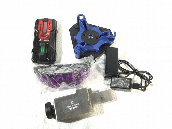 ☆美品☆SHINWA シンワ レーザーロボ レクシア 51AR 品番 70905 受光機 ケース付き 光学測定器 レーザー墨出し器114816 - 10