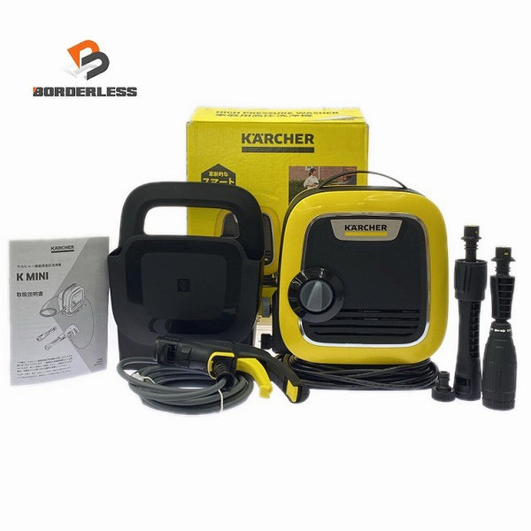 ☆未使用品☆KARCHER ケルヒャー 100V 家庭用 高圧洗浄機 K MINI 1.600-050.0 50Hz-60Hz 小型 コンパクト 洗車 掃除 電動工具131654 - 1