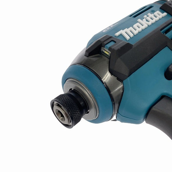 ☆未使用品☆makita マキタ 40Vmax 充電式インパクトドライバー TD003GRAX 青/ブルー バッテリー2個(2.0Ah) 充電器 ケース付129497 - 8