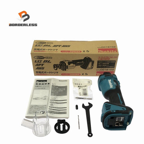 ☆中古品☆makita マキタ 18V 充電式ボードトリマ CO181D 研削 穿孔 コードレス 電動工具126989