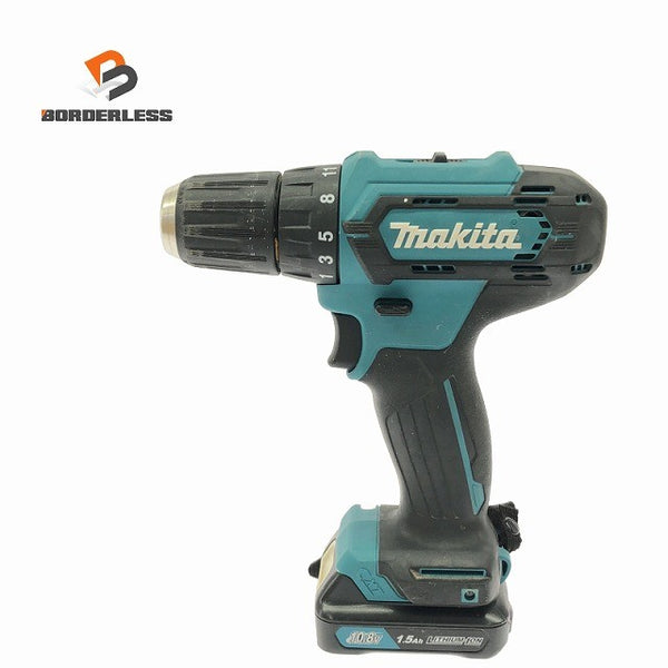 ☆中古品☆makita マキタ 10.8V 充電式ドライバドリル DF333D バッテリ1個(1.5Ah)付 コードレス ドリルドライバー136862 - 1