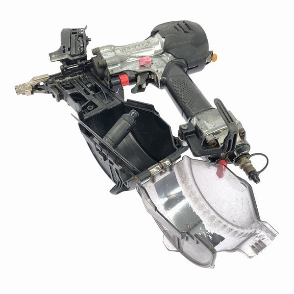 ☆中古品☆HITACHI 日立工機 50mm 高圧 ロール釘打機 NV50HR(S) パワー切り替え機構 エアダスタ付き エア工具 エアツール115548 - 6