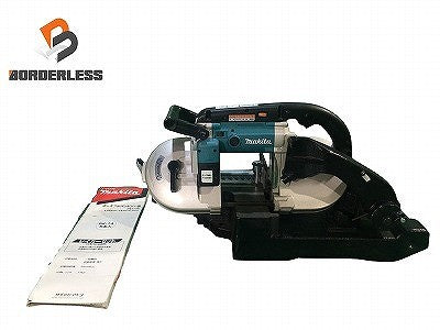 ☆比較的綺麗☆makita マキタ 100V ポータブルバンドソー 2107FW スタンド付 据置型 ロータリーバンドソー パイプ切断機 おまけ付