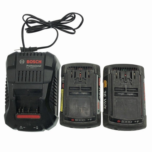 ☆中古品☆BOSCH ボッシュ 36V コードレスハンマドリル GBH36V-LI バッテリー2個 充電器 ケース付119932 - 10