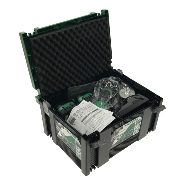 ☆未使用品☆HiKOKI ハイコーキ コードレスディスクグラインダ G3613DC(2XPZ) バッテリ2個 充電器 ケース付き119790 - 3