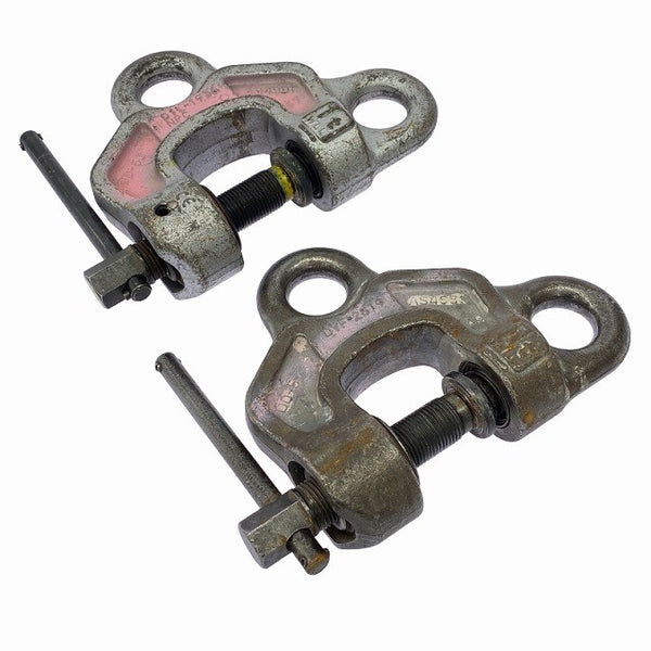 ☆中古品2個セット☆EAGLE CLAMP イーグルクランプ ねじ式全方向クランプ SBB-1t 荷重1ton 鉄鋼用 スクリュークランプ 吊りクランプ130948 - 2