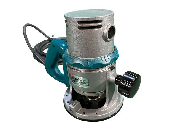 ☆中古品セット☆makita マキタ 100V ルーター モデル3600HA 階段定規KJ130 トリマ 穴あけ加工 木材加工 大工道具 電動工具124836 - 4