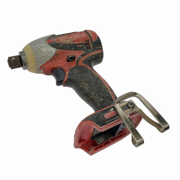 ☆中古品☆makita マキタ 14.4V 充電式インパクトドライバー TD130D バッテリ2個(3.0Ah) 充電器 ケース付 コードレス バッテリー式131325 - 4
