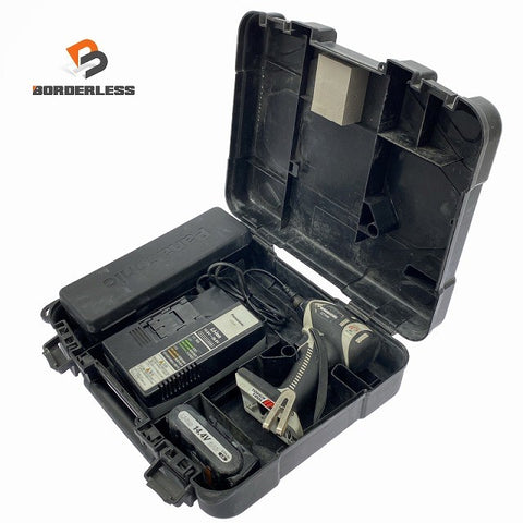 ☆中古品☆Panasonic パナソニック 14.4V 充電インパクトドライバ EZ7546 バッテリー(14.4V 3.0Ah) 充電器付き 電動工具130393
