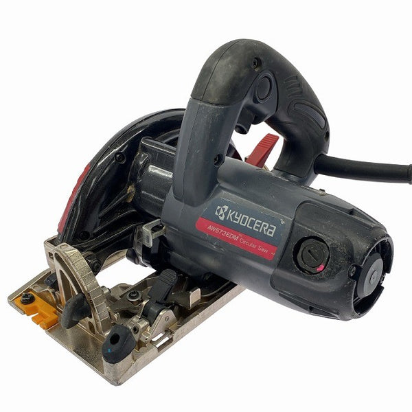 ☆中古品☆KYOCERA 京セラ 147mm 電子丸ノコ AW573EDM 丸のこ マルノコ 木材 切断 加工130320 - 2