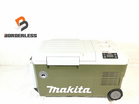 ☆比較的綺麗☆makita マキタ 40Vmax 充電式保冷温庫 CW001G オリーブ 本体＋シガーソケット＋ACアダプタ付 コードレス 冷蔵庫
