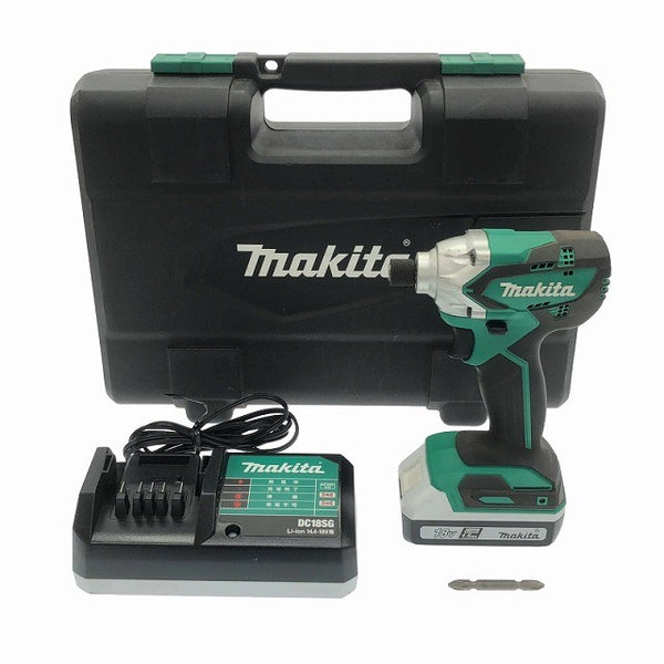 ☆比較的綺麗☆makita マキタ 18V 充電式インパクトドライバー MTD002D バッテリ1個(1.5Ah) 充電器 ケース付 コードレス DIYモデル116027 - 3