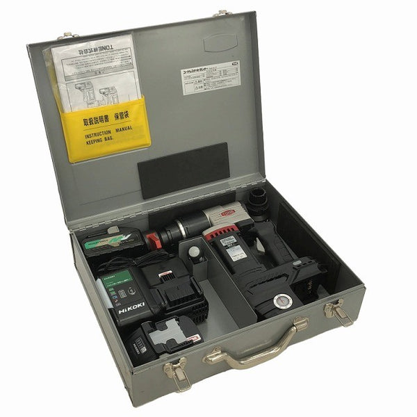 ☆比較的綺麗 中古品☆TONE トネ コードレスナットランナー CNB50 バッテリー2個(BSL36B18)充電器 パーツ ケース137381 - 2