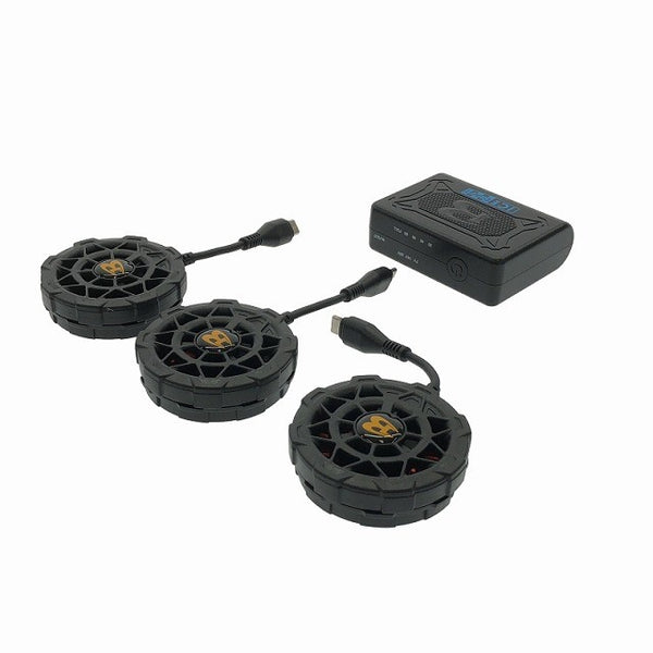 ☆未使用品☆BURTLE バートル アイスクラフト 氷冷ペルチェベスト IC101S Fサイズ フリーサイズ 暑さ対策 バッテリー ファン128186 - 4