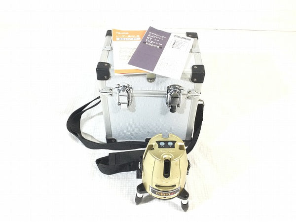 ☆比較的綺麗☆TAJIMA タジマ レーザ墨出し器 矩・横 GT3Zi ケース付 レーザ墨出し機 レーザー墨出器 光学測定器113142 - 3