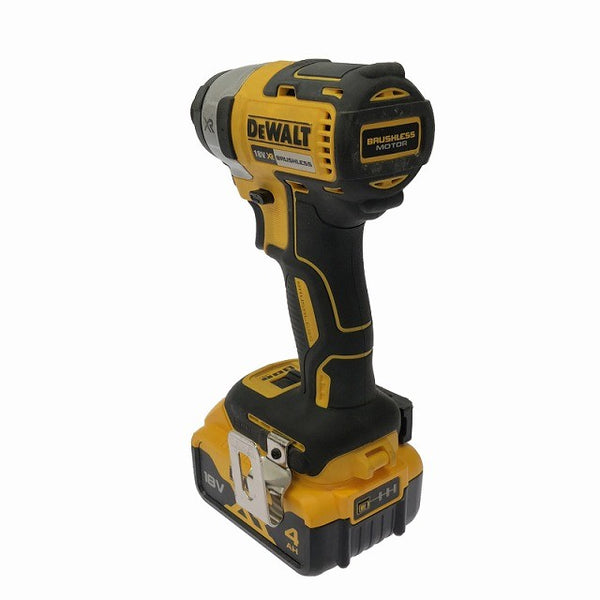 ☆中古品☆DEWALT デウォルト 18V コードレスインパクトドライバー DCF887M2 バッテリ2個(4.0Ah) 充電器 ケース付 充電式129034 - 7