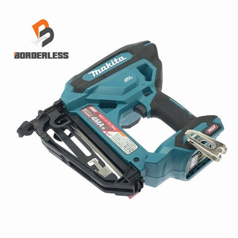 ☆美品☆makita マキタ 40Vmax 充電式フロアタッカ ST003GZ 本体のみ 製造2024.9 4mm×16～38mm 電動工具 大工道具116416 - 0