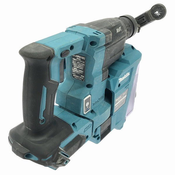 ☆比較的綺麗☆makita マキタ 40Vmax 20mm 充電式ハンマドリル HR010GZKV 青 本体+集じんシステム(DX16) ハンマードリル135864 - 6
