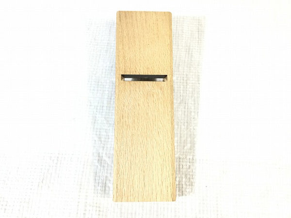 ☆未使用品☆常三郎 幻 まぼろし 鉋 寸八/70mm 木箱付 裏出し不要 別打 特殊製法 平鉋 かんな カンナ 大工道具 木材加工113095 - 10