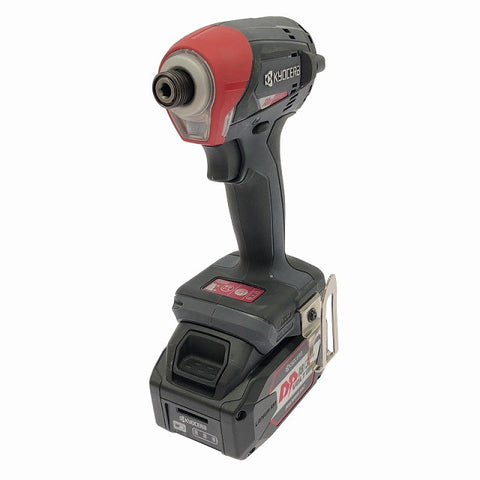 ☆極美品☆ KYOCERA 京セラ 18V/36V 充電式インパクトドライバー DID183 本体+バッテリー1個(5.0Ah)+ビット133479 - 0