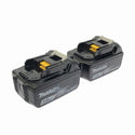 ☆中古品2点※充電回数12回と19回☆makita マキタ 18V 3.0Ah 純正 リチウムイオンバッテリー BL1830B 残量表示付 蓄電池 充電池 - 4