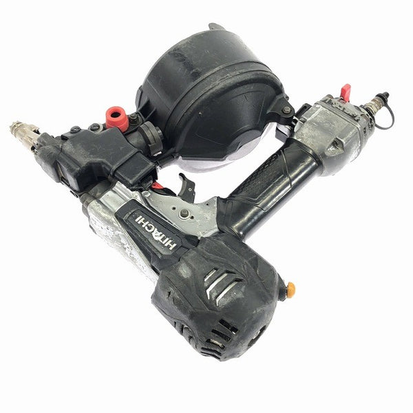 ☆中古品☆HITACHI 日立工機 50mm 高圧 ロール釘打機 NV50HR(S) パワー切り替え機構 エアダスタ付き エア工具 エアツール115548 - 5