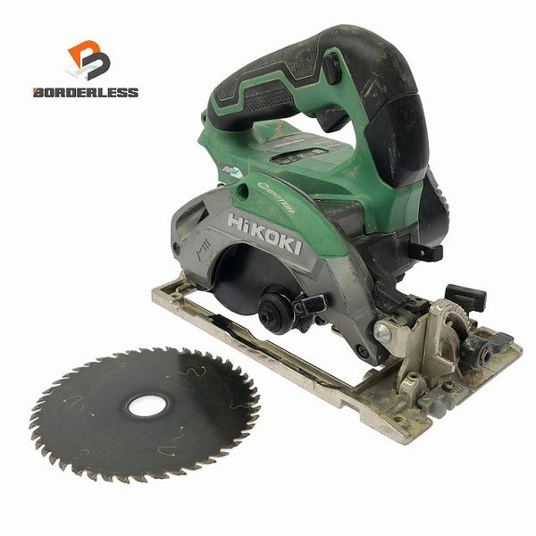 ☆中古品☆HiKOKI ハイコーキ 36V 125mm コードレス丸のこ C3605DA(SK) 刃付属 充電式マルノコ 丸ノコ 丸鋸131240 - 1